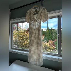 Petal & pup gingham dress